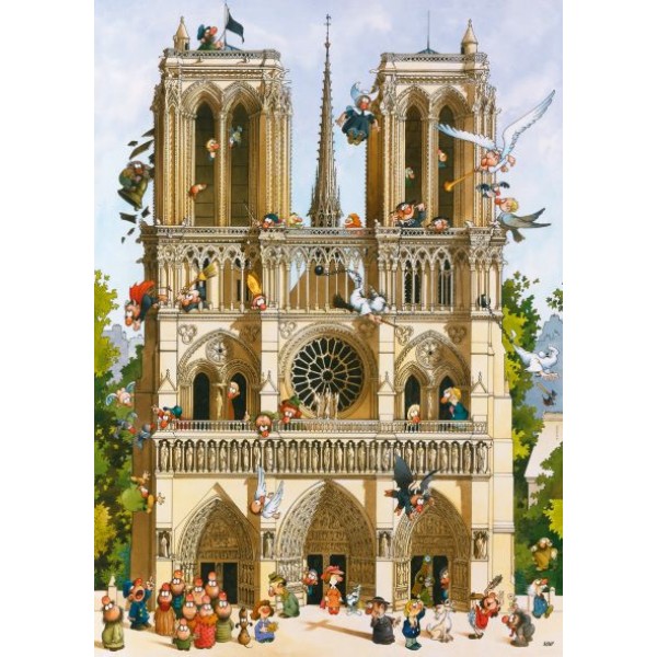Vive Notre Dame, Loup (1000el.) - Sklep Art Puzzle